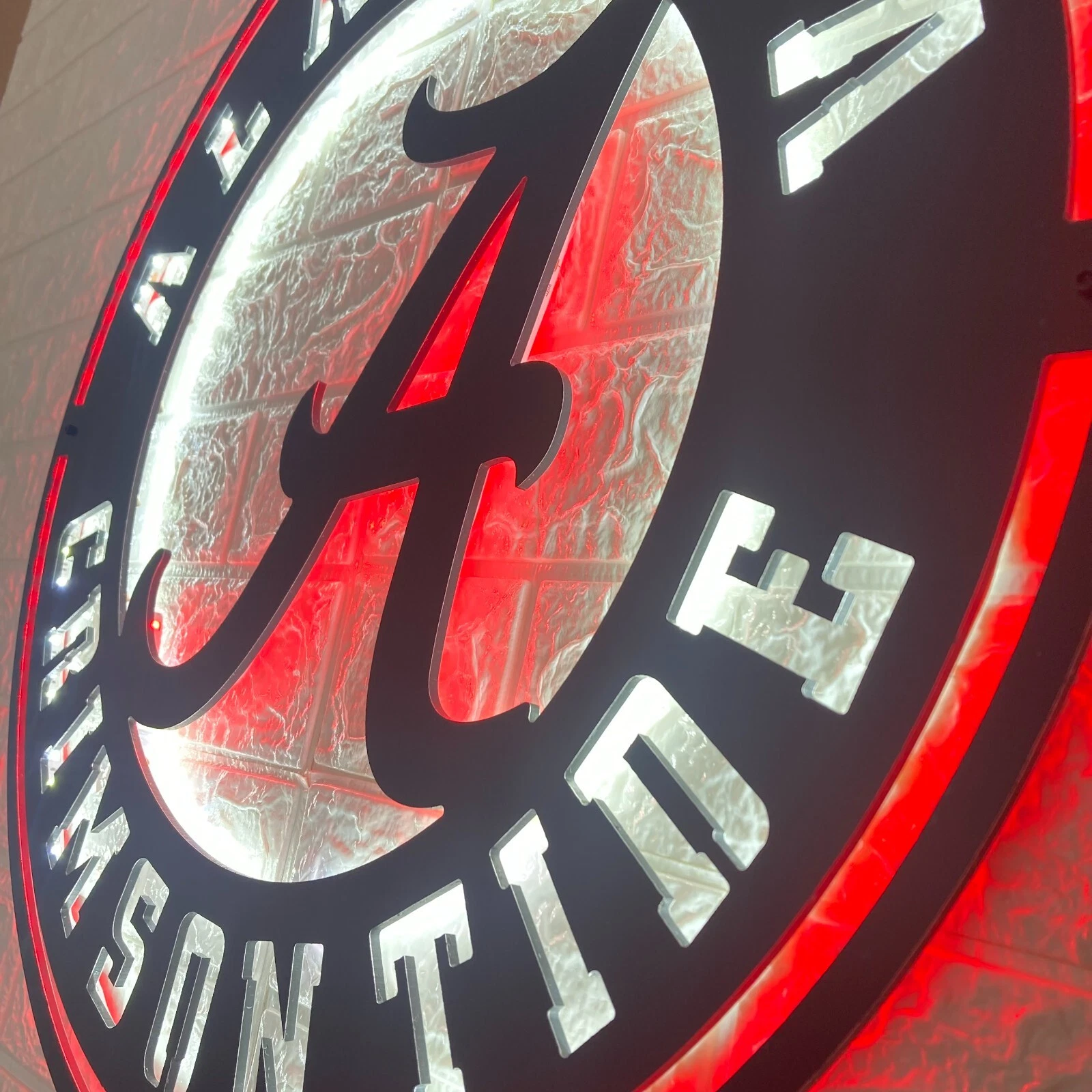 Albm Crimson Tide LED Neon Football Team Logo Sign