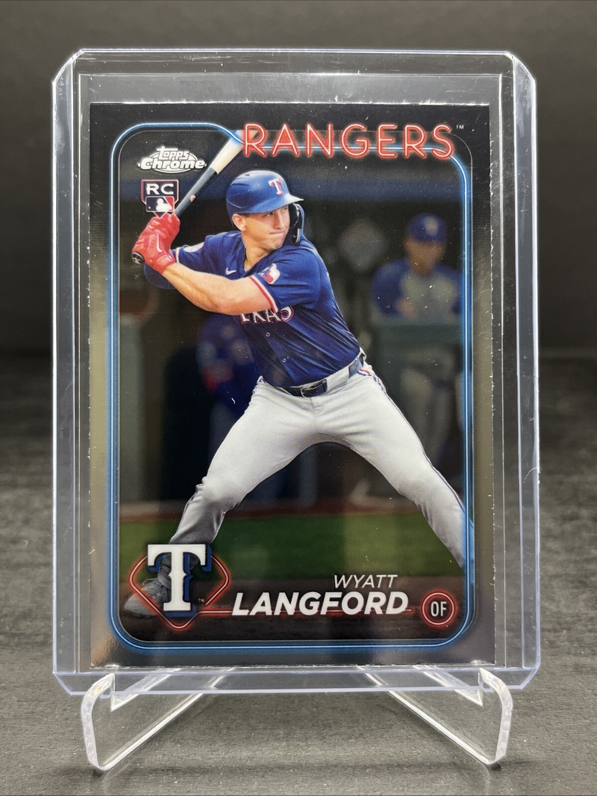2024 Topps Chrome Update Wyatt Langford (RC) Rangers #USC35