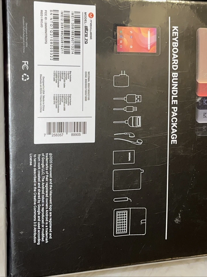 Maxwest Nitro 7Q 16gb Bundle Case Keyboard Earphones - Image 4 of 4