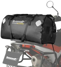 Rhinowalk Motorcycle Tail Bag 65L Waterproof Duffle Dry Black NEW MT20650