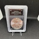 Bradford Exchange U.S. Mint American Eagle 2002 1 oz Silver Dollar .999