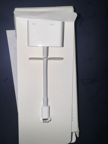 Authentic Apple Lightning to HDMI Digital AV Adapter - MW2P3AM/A - Picture 2 of 3