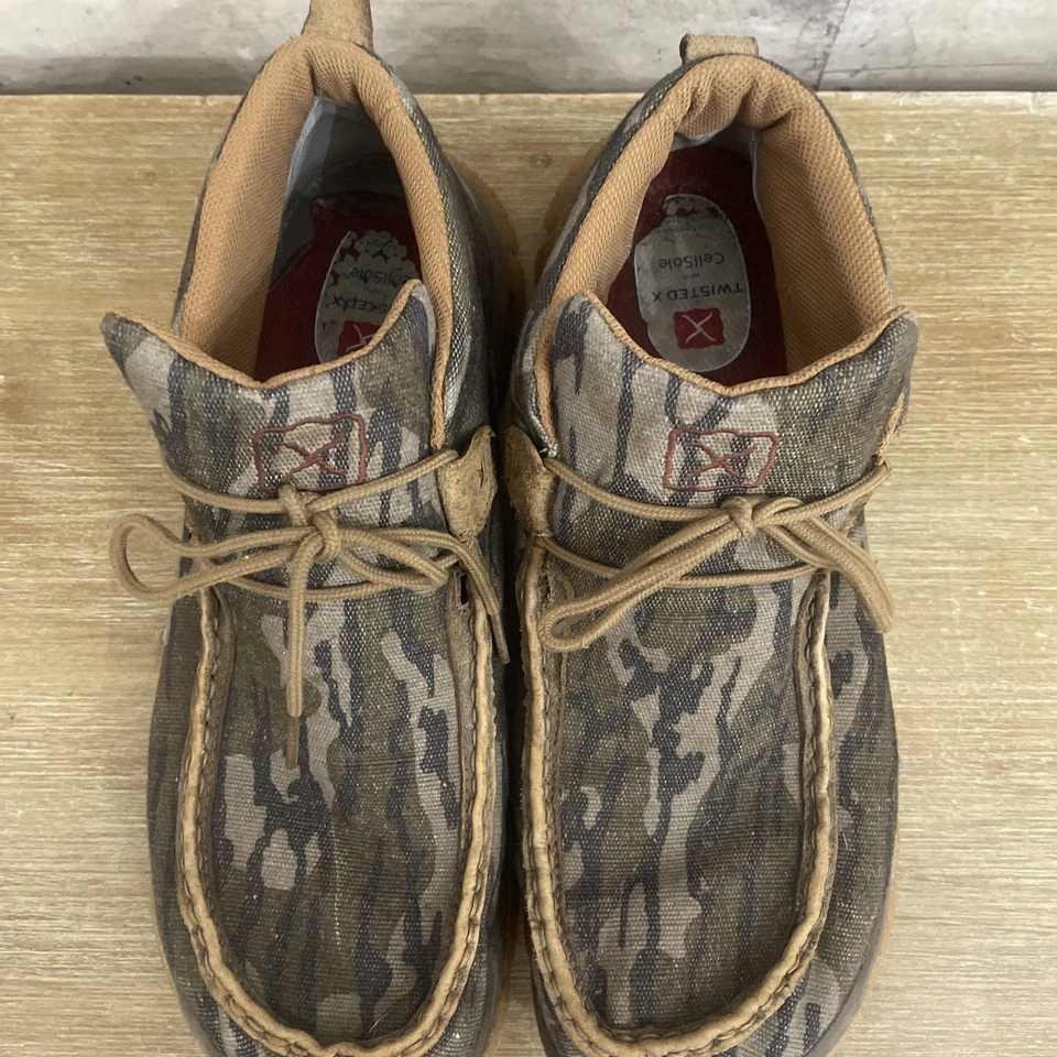 Botas informales Twisted X para hombre talla 13M punta oblicua camufladas MFS0001 Foto 2 de 4