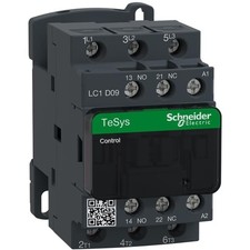 1PC SCHNEIDER ELECTRIC LC1D09F7 Non-Reversing Contactor, 3P, 1NO/1NC, 9A, 110VA