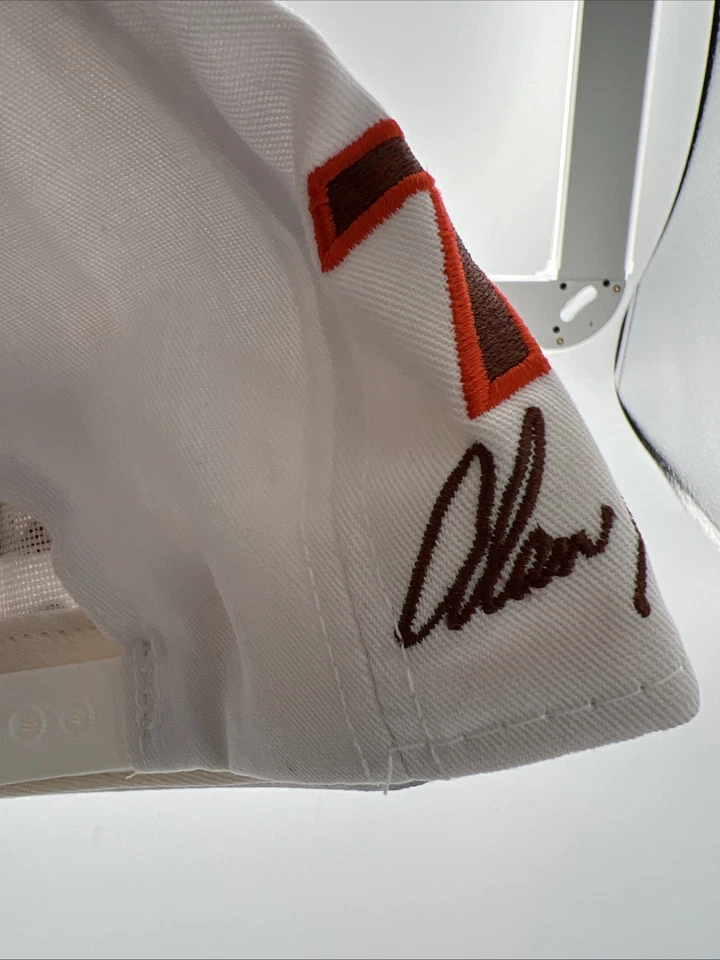 De colección 1992 Nascar Winston Cup Champion Alan Kulwicki Sombrero Snap Back Grande D32 Foto 4 de 4