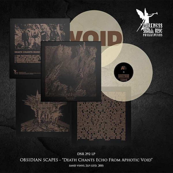 Obsidian Scapes Death Chants Echo From Aphotic Void (transparent Sand Vinyl) 2LP