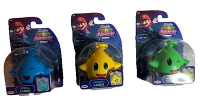 The Super Mario Galaxy Movie Luma Star Yo-Yo figure Full Set Jakks New!