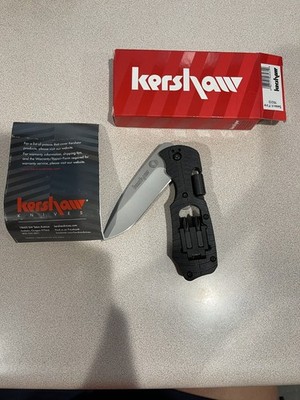 Kershaw 1920 Select Fire Multi-Function Pocket Knife 4-piece Bit Set and Driver