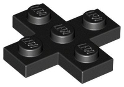 Lego Plate, Modified 3 x 3 Cross-15397-Farbauswahl-color choice
