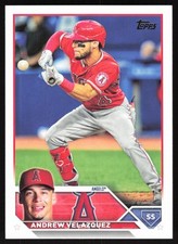 2023 Topps #605 Andrew Velazquez Los Angeles Angels