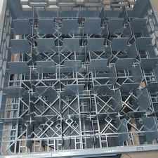 2 Commercial Restaurant Cup Glass Wash Dry Racks. 36 Compartment. New. 