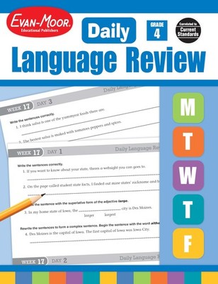 Evan-Moor Daily Language Review, Grade 4, Activities, Homeschooling and Clas...