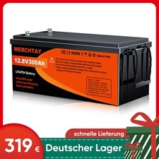 Batteria LiFePO4 300Ah 12V batteria litio BMS 200A batteria solare camper camper