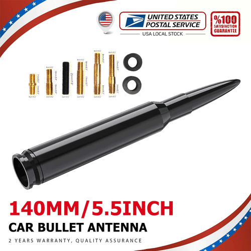 Universal 9.6" Carbon Fiber Antenna AM/FM for Car Boat 1.4"/3"/4"/4.7"/5.5"/7" - Picture 21 of 21