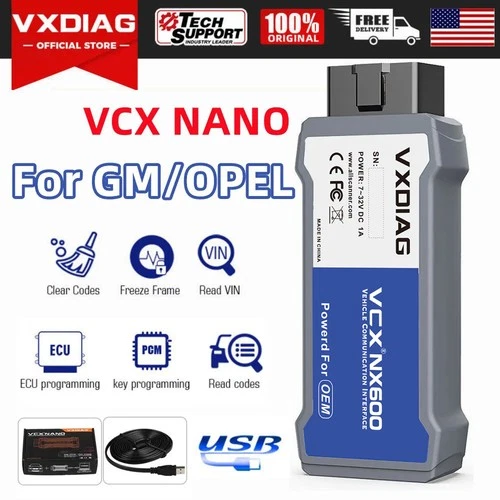 VXDIAG NX600 fit for GM J2534 Programmer Diagnostic Scanner Without OEM Software - product listing photo