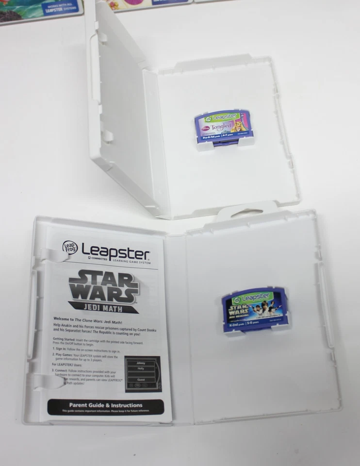 Leapfrog Leapster 2 Game System w 6 Games Lot - USED - TESTED AND WORKING - Image 2 of 4