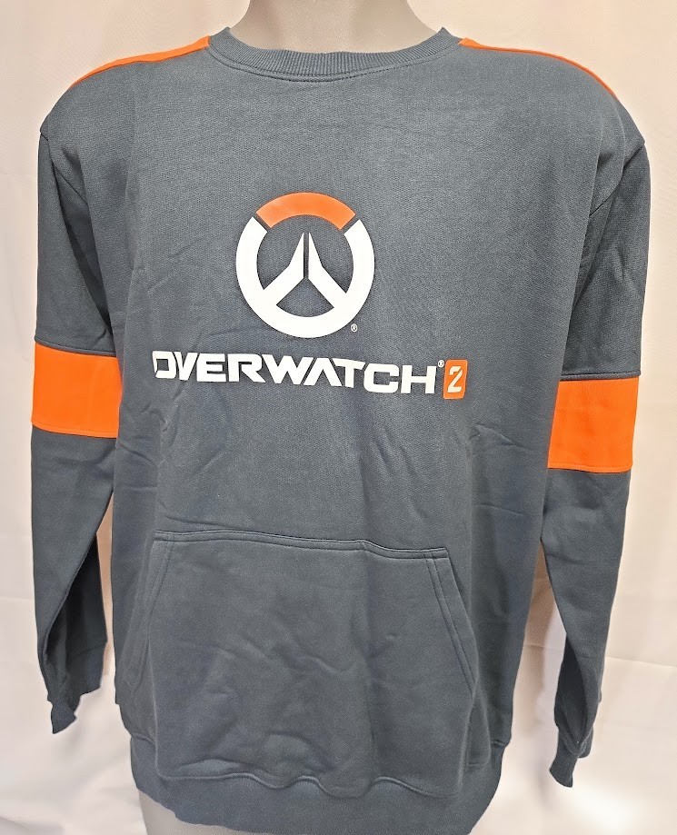 Blizzard Entertainment Gear Overwatch 2 Gaming Pullover Crew Neck Sweatshirt