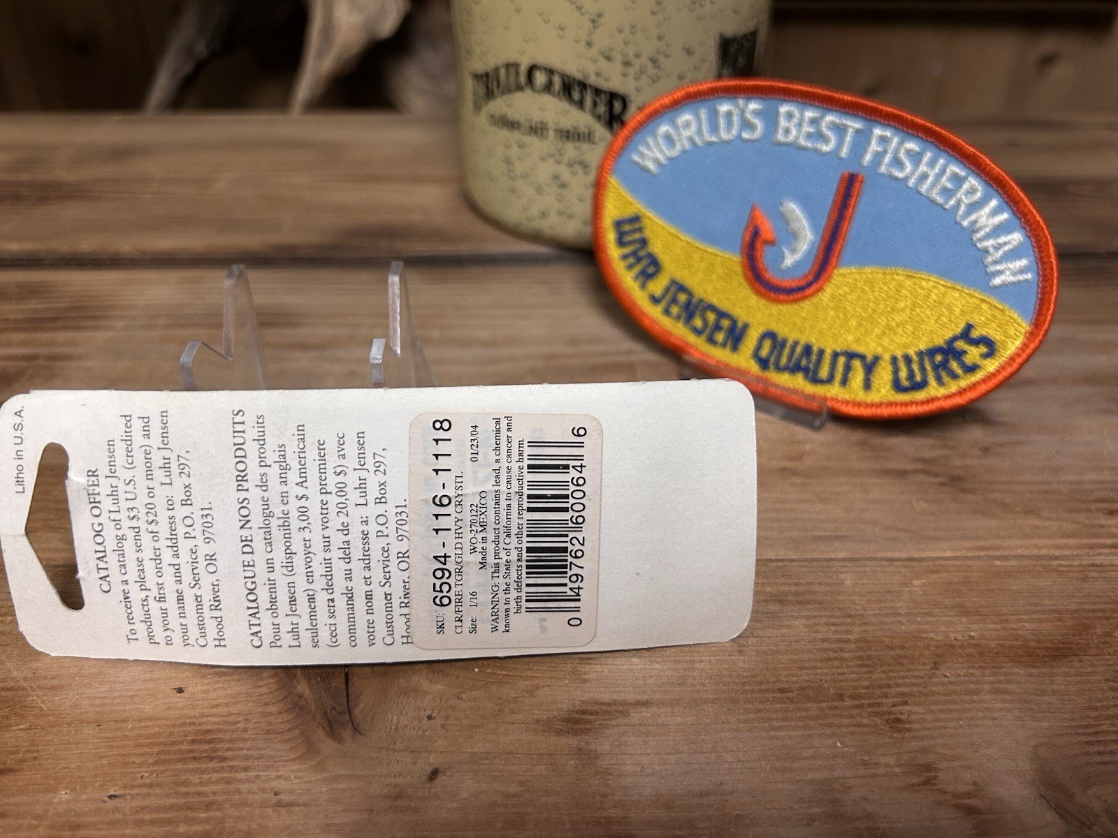 Vintage Luhr Jensen Pre Rapala Speed Trap 1/16 oz. Color 1118 Bass Fishing Lure