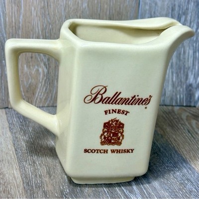 Vintage Barware Ballantine's Finest Scotch Whisky Kingwood 21 Brands NYC Pitcher