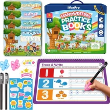 Magic Grooved Writing Practice for Kids, Reusable Handwriting... 