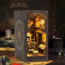 DIY Book Nook - Astronomy Museum 110x180x240mm Wooden Puzzle