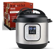 Instant Pot Duo 7-in-1 Electric Pressure Cooker, Stainless Steel, 8Qt