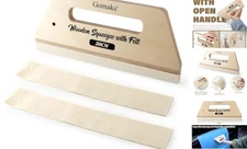  Wallpaper Smoothing Tool Large Wooden Squeegee with Felt for Large Film 