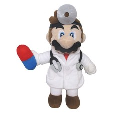 Little Buddy Super Mario Bros Dr. Mario World 10" Plush San-ei Official 1824 New