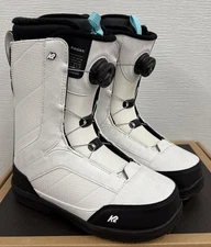 2026 Brand New K2 Mens Raider Snowboard Boots $280 Sz 9 White Boa EVA footbed