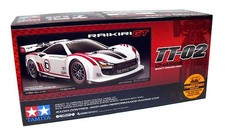 Tamiya EP RC Car 1/10 RAIKIRI GT TT02 Chassis Shaft Driven 4WD & ESC 58626