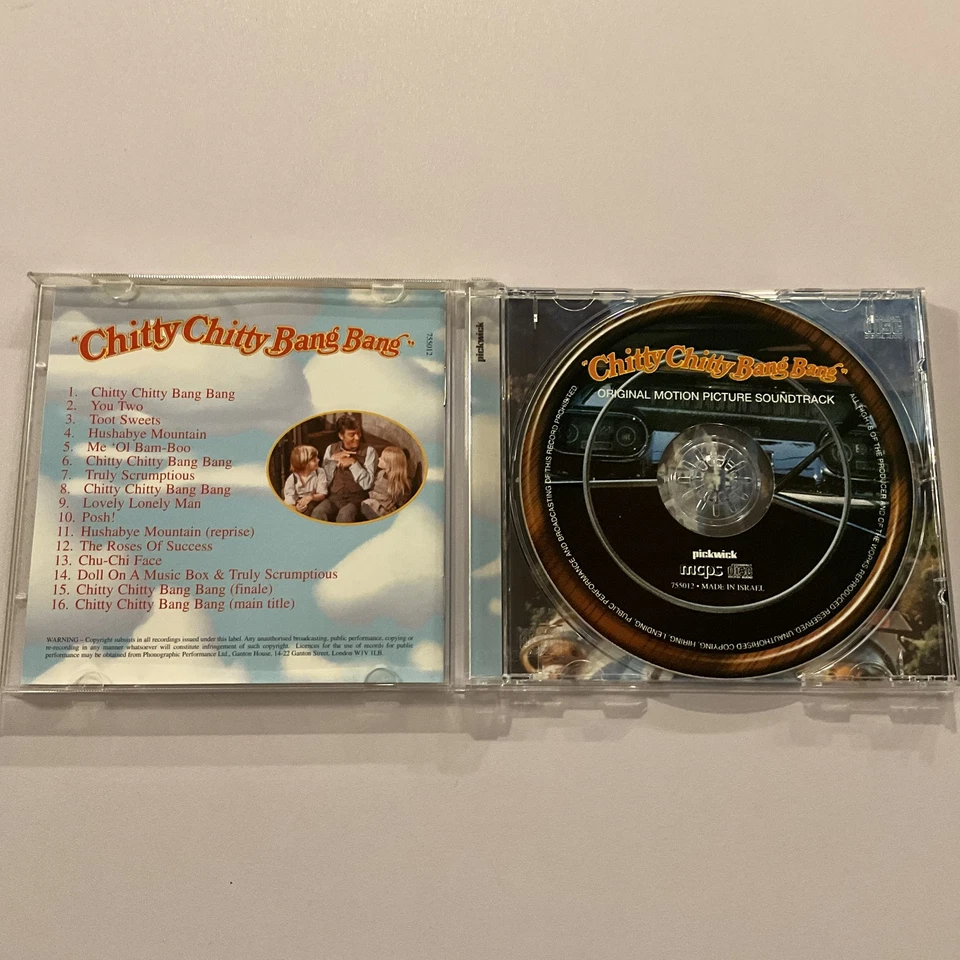 Chitty Chitty Bang Bang CD 2002 OST mfg Isreal Pickwick IMPORT Foto 2 de 3