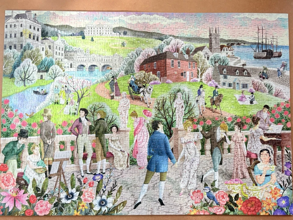 House Of Romance 1000 Pieces Penny Puzzle Hard To Find - COMPLETE  - Image 3 of 4