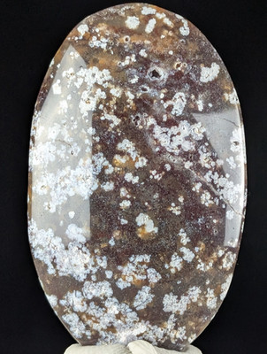 Ocean Jasper Palmstone Crystal Palm Worry Fidget Gemstone Reiki 2.2''