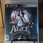 New ListingAlice Madness Returns PS3 Playstation 3 Complete CIB Tested Working
