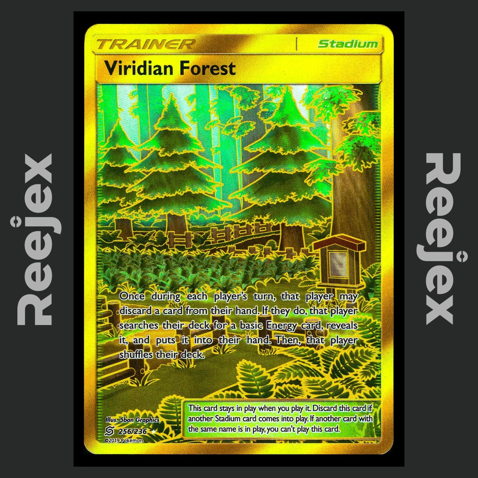 Viridian Forest - 256/236 - Secret Rare - Unified Minds - Pokemon Card - NM/M