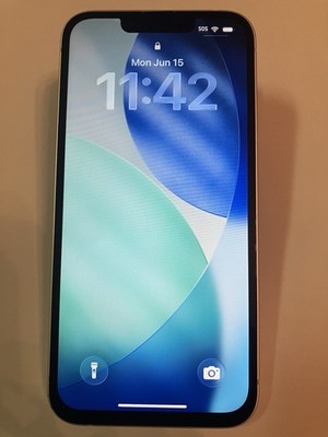 Apple iPhone 13, 128 GB, Unlocked, Excellent Condition, White, 78% Battery