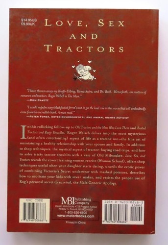 Love, Sex and Tractors by Roger L. Welsch Motorbooks Intl. Restoration PB 2000 - Picture 2 of 7