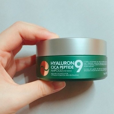 MEDI PEEL Hyaluron Cica Peptide 9 Ampullen Augenklappe 60 Stück beruhigende F...