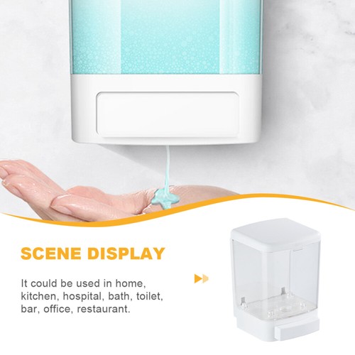Liquid Soap Dispenser Foaming Holder Wall-mounted Manual Foams Hand - 第 6/12 張圖片