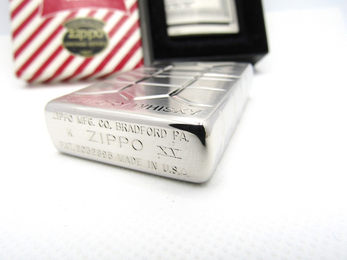 Suntory Whisky Whiskey 4 Sides Engraved 1937 Replica ZIPPO 1999 