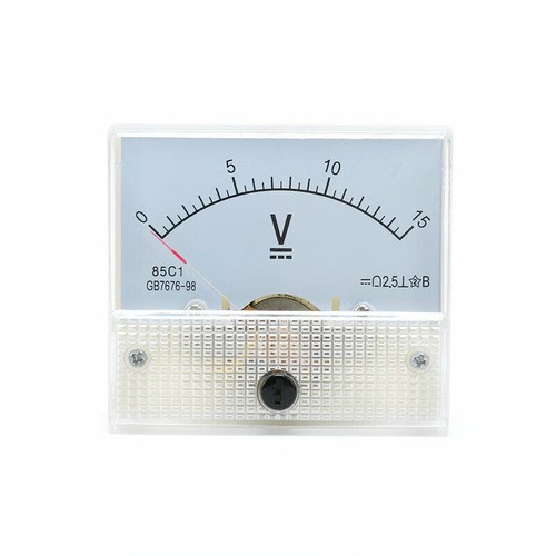 Model 85C1 DC 5-300V Volt Analog Panel Voltmeter Gauge Mechanical Voltage Meter - Picture 4 of 10