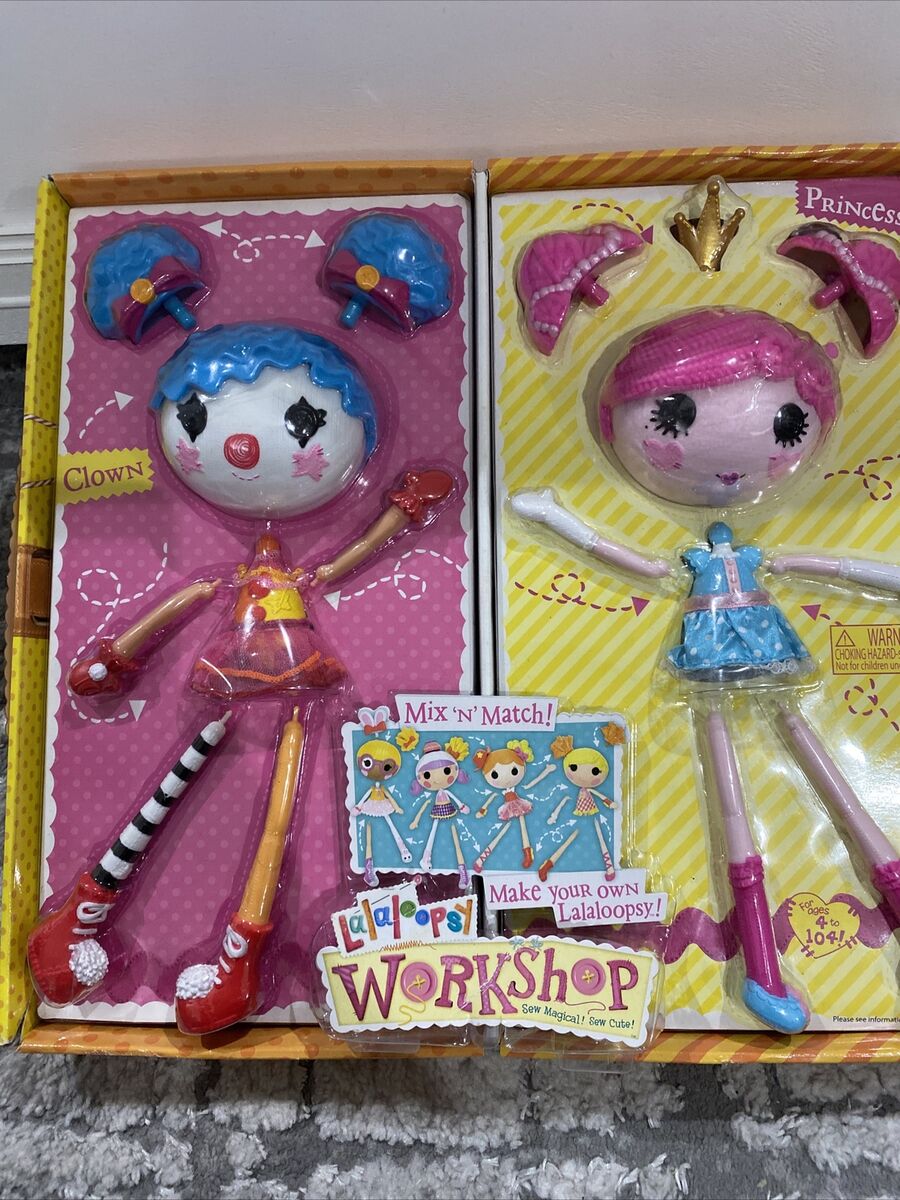 LALALOOPSY WORKSHOP MIX & MATCH CLOWN/PRINCESS SEW MUCH FUN LALALOOPSY WORKSHOP MIX & MATCH CLOWN/PRINCESS SEW MUCH FUN