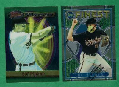 (1) 1994 Feinstes #235 & (1) 1995 Feinstes #120 Cal Ripken, Jr.Baltimore Orioles