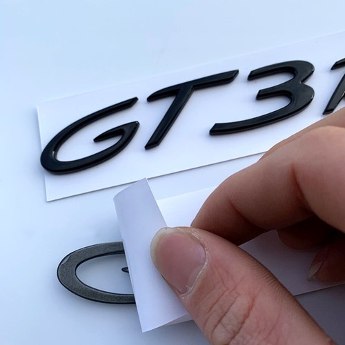 Matte Black GT3 Letter Rear Badge Car Trunk Racing Sticker Emblem For VIP 718 - Picture 11 of 11