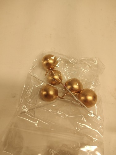 Cake topper acrylic balls 40 pc Cake Birthday For birthday gold and silver color - Picture 5 of 9