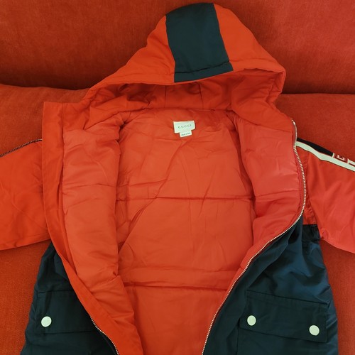 Gucci Kids Logo Trim Coat Size 6 - Picture 9 of 18