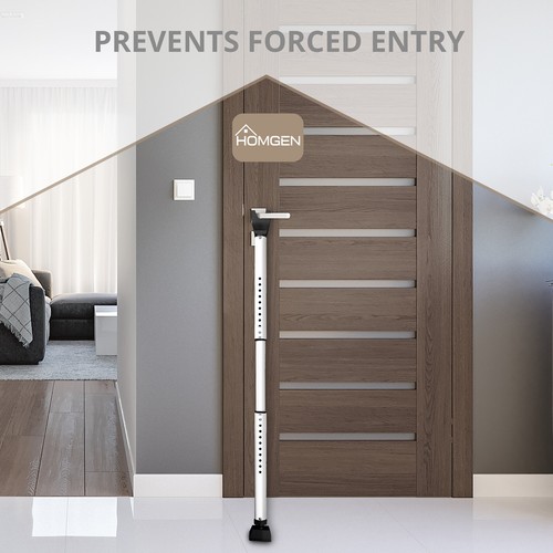 Türsicherung Sicherungsstange 84-113cm 3 stufig verstellbar Fenster Türstrebe - Bild 13 von 24