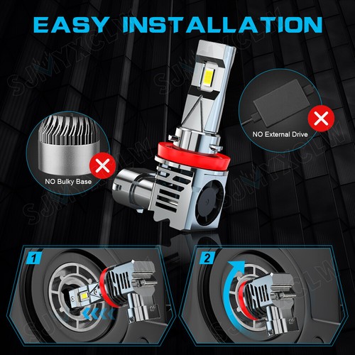 For GMC Canyon SLE Cab Pickup 2015-2021 9005+H11 Front LED Headlight Bulbs Kit - Picture 13 of 13