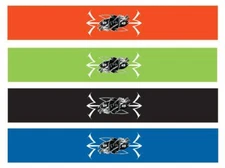 White Water Archery Mirrored Grim Reaper Icon 1 Arrow Wraps 15 Pc Pack 4 colors