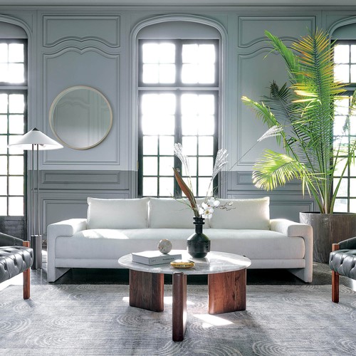 Scandinavian, Modern, Minimalist Marble Sormio Coffee Table - Bild 10 von 14